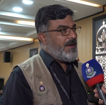 An interview with Haider Ashar from Greece during the eighth conference of the Arbaeen Pilgrimage